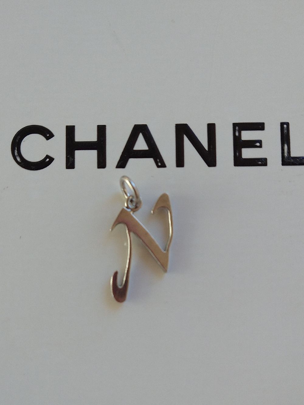Sterling Silver 925 Letter N Charm